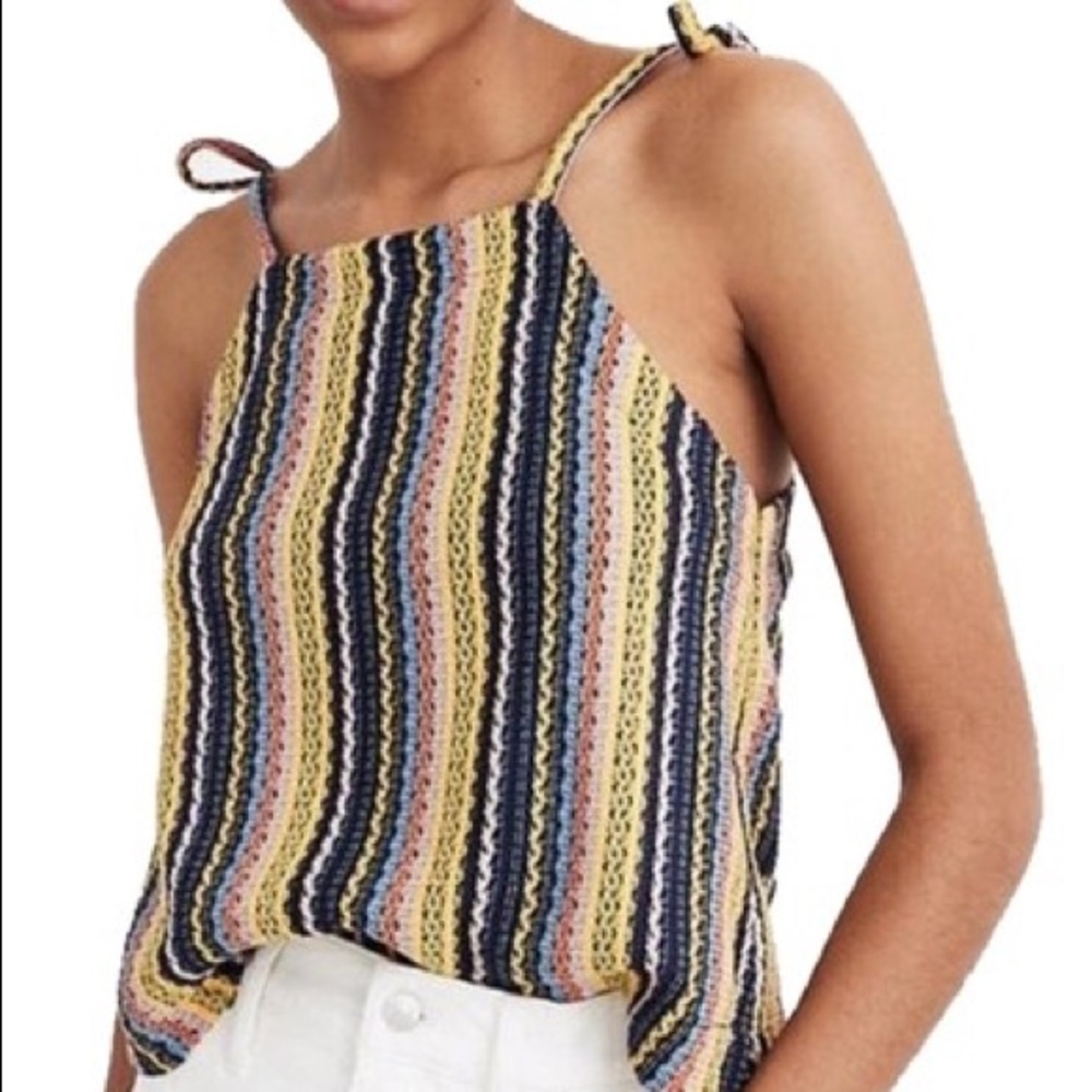 Madewell Multi New Tie Shoulder Tank Top/Cami